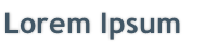 Lorem Ipsum